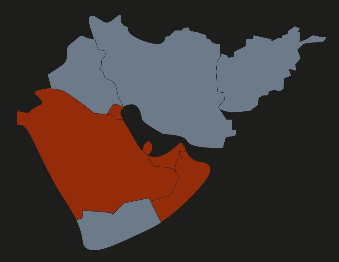 Moyen Orient Notre implantation